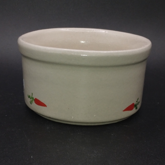 Robinson Ransbottom Handpainted Rabbits Stoneware Small Crock 2 Inch Spring - Picture 3 of 12